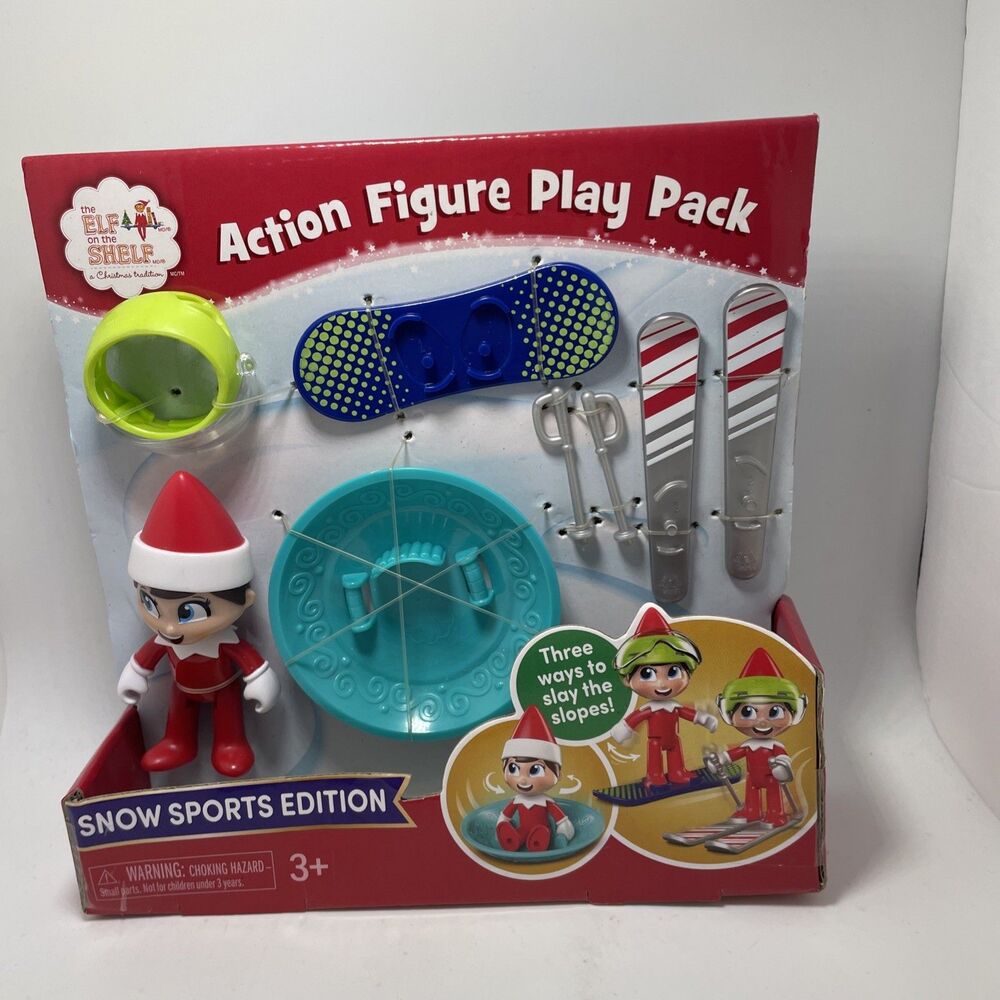 The Elf On The Shelf Snow Sports Edition Christmas Kids Play Back Toys